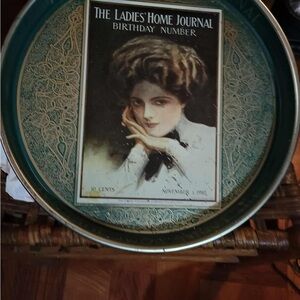 Vintage Ladies' Home Journal Decorative Plate